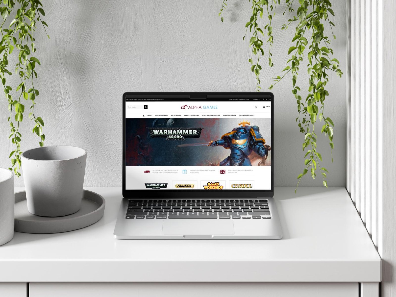 Alpha Games Website
